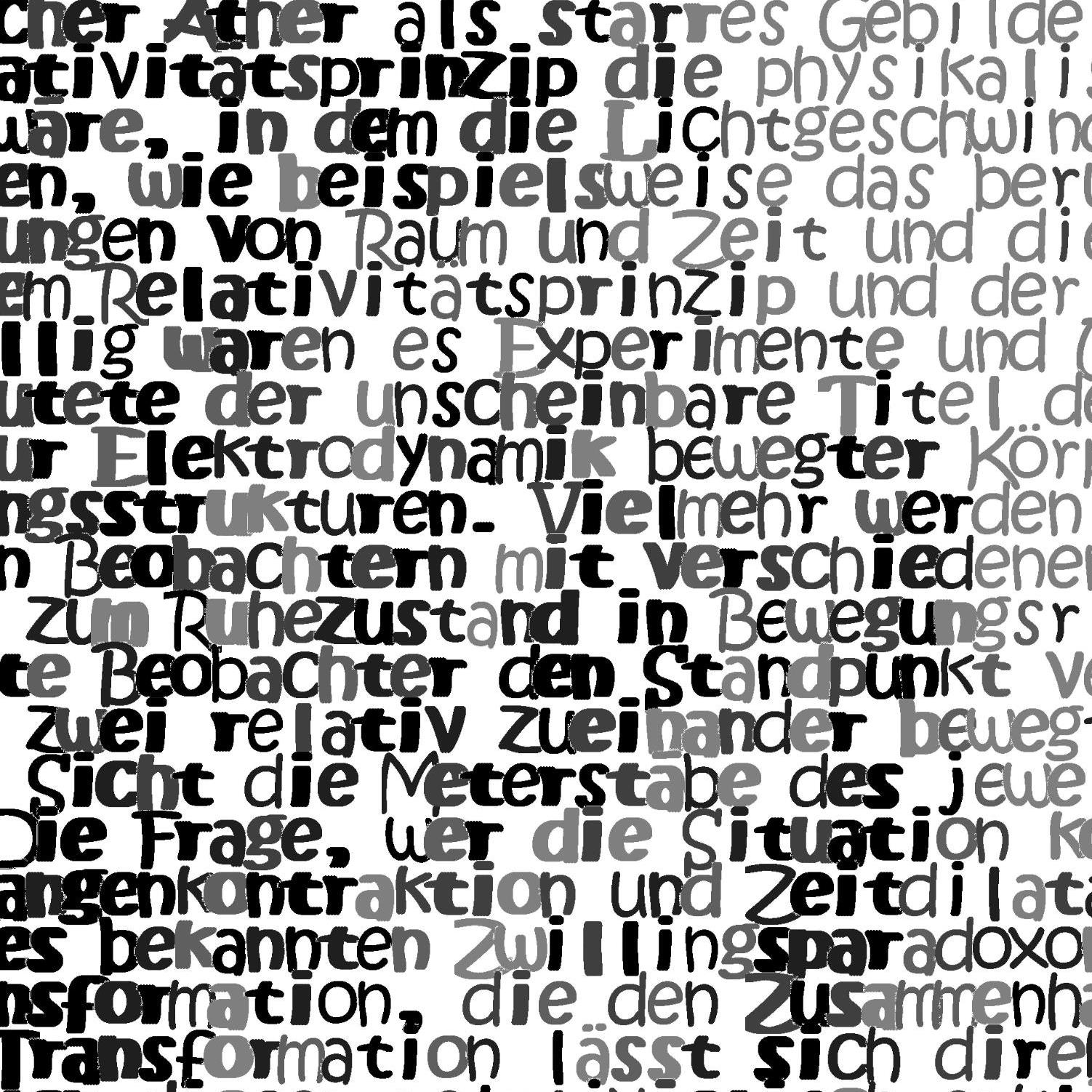 Werner Bedorf Software created Art Textbilder